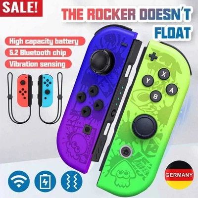 GENERIKUM 2er Set für Nintendo Switch Joy Con Wireless Game Controller/Lite/OLED L und R