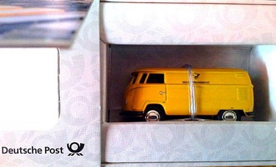 BUB 010468 Bubmobile 1:87 VW T1 Kasten Edition Deutsche Post Neu in OVP