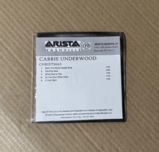 Carrie Underwood "Christmas" Promo Demo CD 5 Holiday Songs Rare Hard To Find
