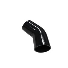 Automotive Silicone Tubing, ID 45 Degree Elbow, 4.7"(120 3.15" (80 mm) Black
