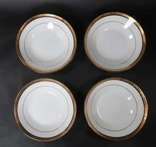 4 NORITAKE Regent Gold BOWLS 7.5"  ~ No. 4332 ~ Fine China