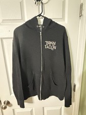 Brian Fallon Hooded Sweatshirt - Grey, Size Large - Good Condition