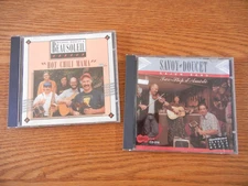 Cajun 2 CD Lot: BEAUSOLEIL Hot Chili Mama & SAVOY-DOUCET Two Step d'Amede