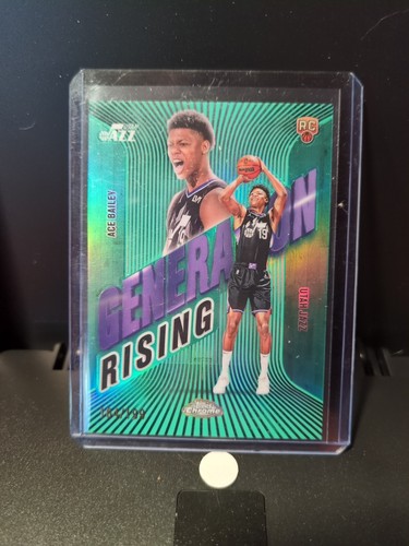 2025 Topps Chrome Ace Bailey Refractors Aqua (RAW)