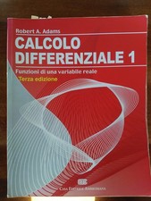 Calcolo Differenziale 1 e 2 R. Adams Casa Editrice Ambrosiana