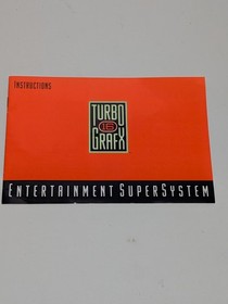 Turbo Grafx 16 Console System Instruction Manual Booklet ONLY NEC Turbografx