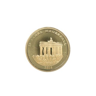 Medaille 2014 25 Jahre Mauerfall Göde | Gold