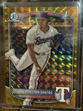 2025 Bowman Chrome Prospects Winston Santos #BCP-121 1st Bowman 09/50