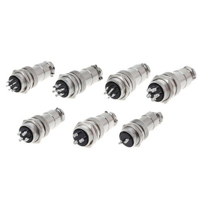 GX20 Aviation Connector Kit Male And Female 2/3/4/5/6/7/8 Pin Socket Plug