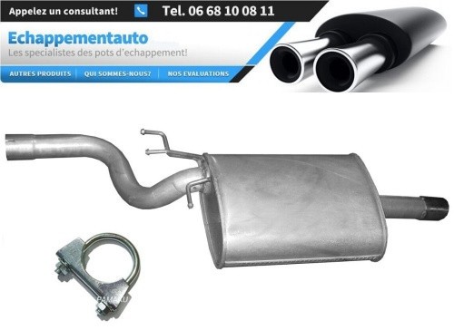 Silencieux d'échappement BMW E39 anti-corrosion résout bruit fuite