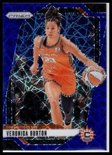 Veronica Burton 2024 Panini Prizm WNBA Blue Velocity # 35 Connecticut Sun