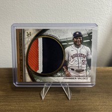 #/10 Framber Valdez MOMENTOUS MATERIAL Astros - 2025 Topps Museum Collection