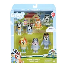 Bluey Extended Family Heeler 8 Pack, 2.5-3 inch Figures, Ages 3+ - NEW SEALED