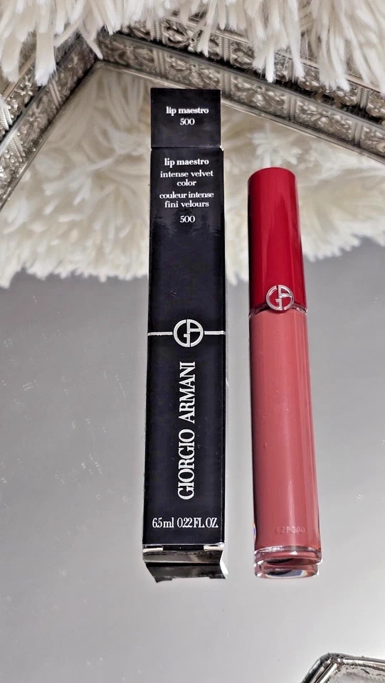 Giorgio Armani Lip Maestro Intense Velvet Color 500 - Liquid Lipstick 6.5ml - Imagen 2 de 4