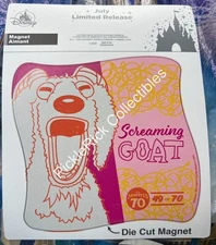 Disney Parks Magnet 2025 Muppets 70th Anniversary 49 of 70 Screaming Goat