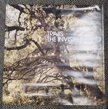 Travis The Invisible Band 2001 PROMO Poster 25x25 Original Double-Sided