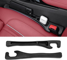 Car Gap Filler, Dual Slot Car Seat Gap Organizer 2 Pack, Universal Fit Soft Car