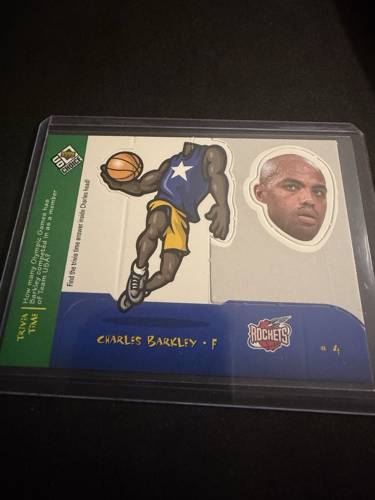 1998-99 Upper Deck UD Choice - Mini Bobbing Heads Charles Barkley #10