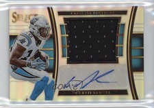 2017 Panini Select Silver Prizm 19/49 Curtis Samuel #JM-CS Auto 03xg