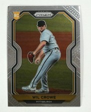 2021 Panini Prizm #102 Wil Crowe Pittsburgh Pirates RC Baseball Rookie Card