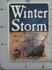 HEAVY SEAS Maryland Winter Storm grifo PEGATINA calcomanía cerveza artesanal cervecería