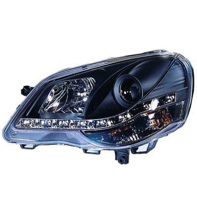 Scheinwerfersatz für VW Polo IV 4 9N3 05-09 klarglas/chrom Tagfahrlicht 1046163