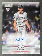 2025 Topps Stadium Club David Festa #SCBA-DF Auto RC Twins