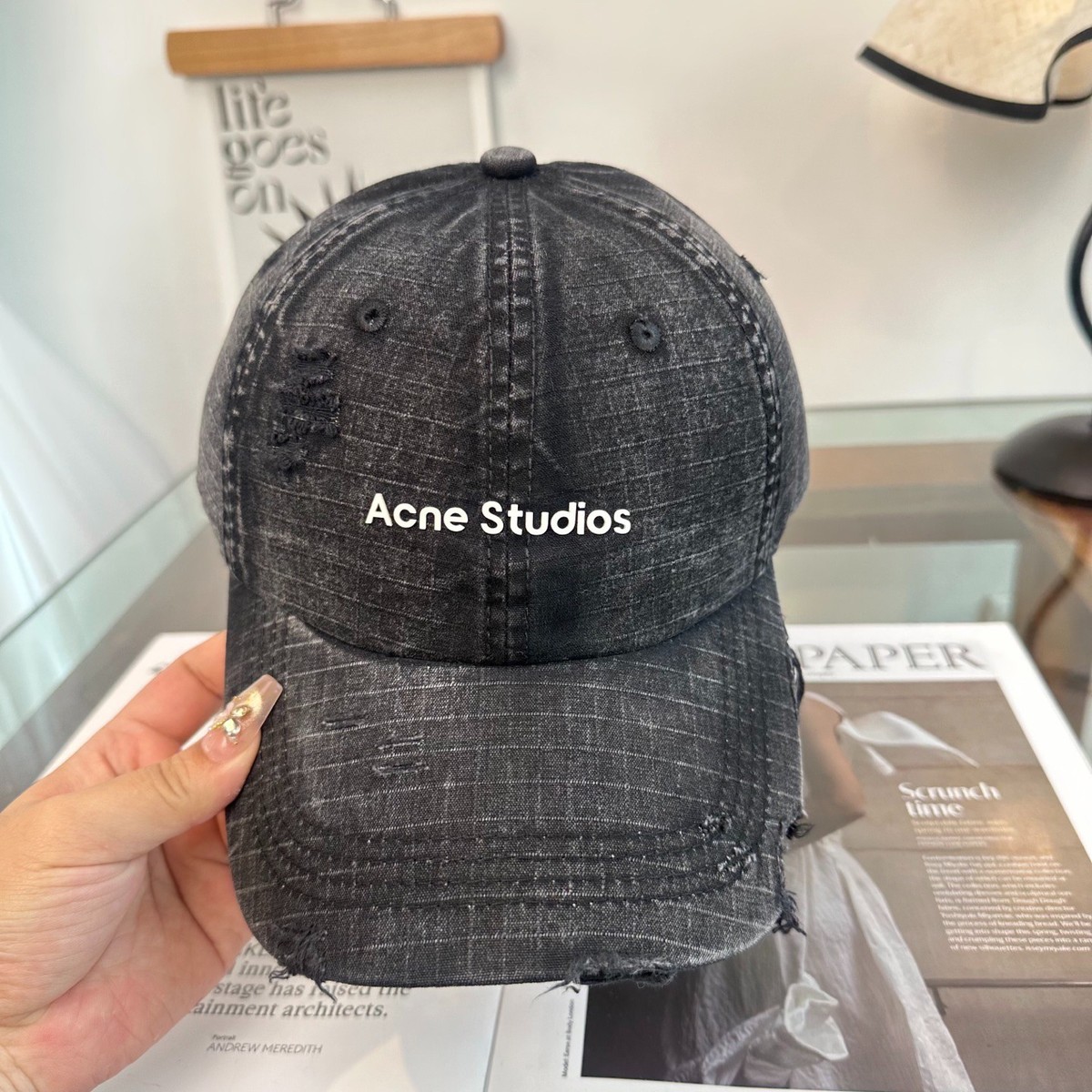 Acne Studios Adjustable Baseball Cap View 4