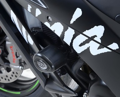 R&G STURZSCHUTZ CRASH-PROTEKTOREN FUR KAWASAKI ZX-10 RR 2021 > 2023 SCHWARZ PAAR