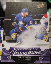 2023-24 Upper Deck Extended Series Canvas Young Guns Lukas Rousek RC #C368