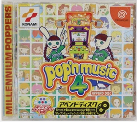 Pop'n Music 1 2 3 4 Append Disc Music Game set Konami Sega DC Dreamcast Japan