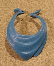 1975 Marx Johnny West JWA Blue Bandana Scarf in Nice Cond