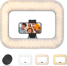 Smartphone Video Rig with Light, Handheld LED Ring Light Selfie Light Phone Vide