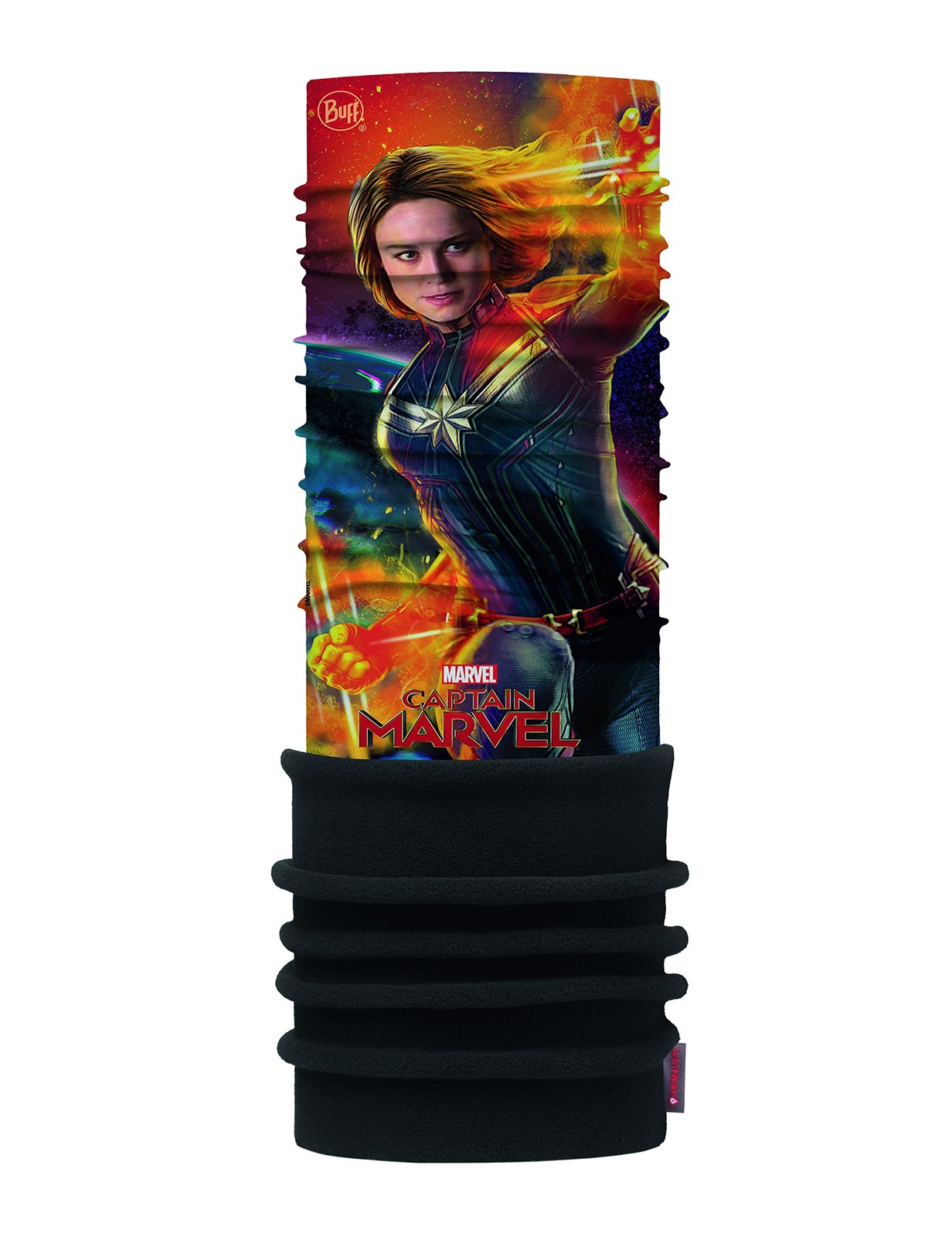 Buff Kids Marvel Polar Outdoor Protective Tubular Scarf - Ms. Marvel Multi - Image 3