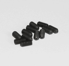 Bridge Saddle Screws, Very Low 6mm Black Steel Alloy, Fit Squier/Non USA Strat