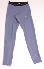 Nike Pro Dri-FIT Women's Leggings Sz: Small Textured Dusty Blue Workout Running