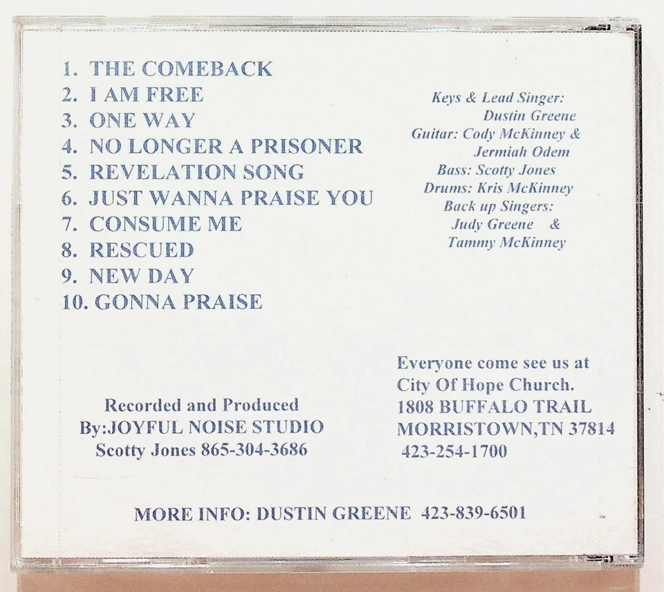 U-Turn Praise Band The Comeback Christian Music CD Rare Local Release — 第 3/3 张图片