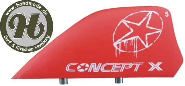 Concept X Kite Kiteboard Finne Kitefin Fin 5cm HC ROT