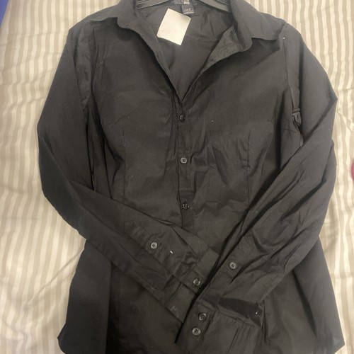 Women’s H&M black shirt size 16 NEW - Picture 4 of 5