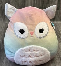 Squishmallow Britta The Rainbow Owl Plush 16”  Stuffed Animal Toy With Hang Tag