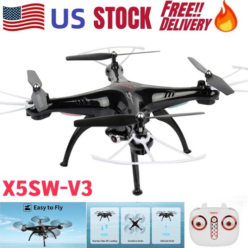 Cheerwing Syma X5SW-V3 FPV RC Drone w/ 720P Camera Toy Gifts for Adults and Kids