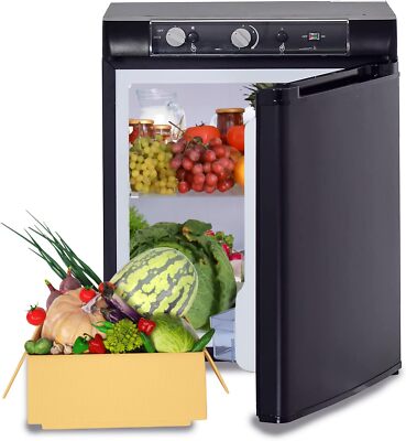 Smad 3 Way Absorption Gas Fridge 40L LPG/12V/240V Caravan Motorhome RV ...