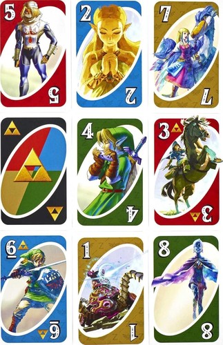 Mattel Games UNO The Legend of Zelda Card Game 2-10 Players - Picture 3 of 3
