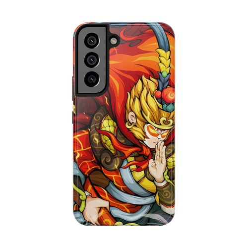 Monkey King Cartoon Tough Phone Case, Extra Layer Protection, iPhone Samsung - Picture 35 of 36