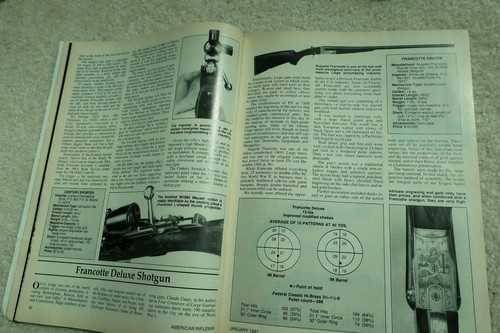 Vintage American Rifleman 91 shows flintlock Charlton Heston S&W 40 Makarov + - Picture 6 of 7