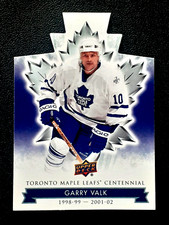 GARRY VALK 2017-18 UPPER DECK TORONTO MAPLE LEAFS CENTENNIAL DIE-CUT #52   68530