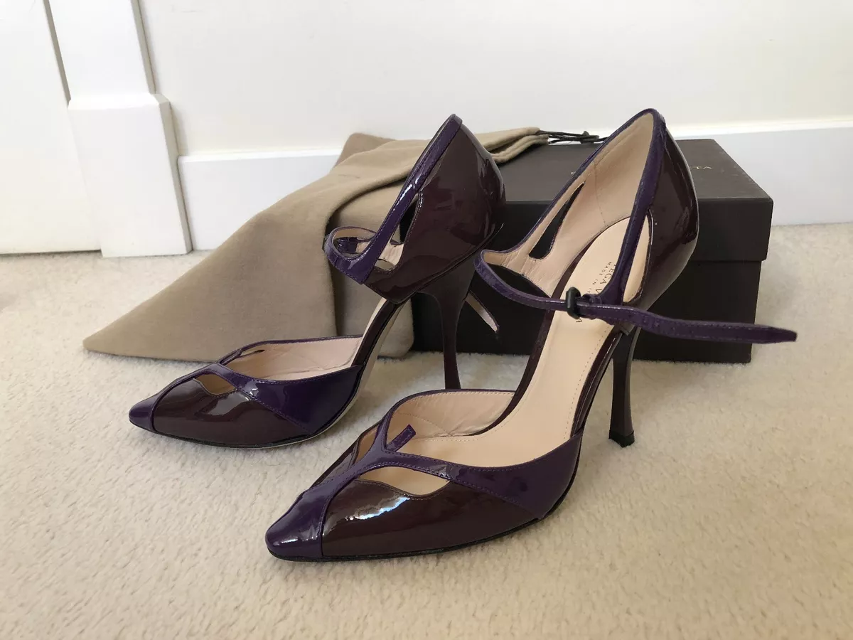 Plum top purple heels