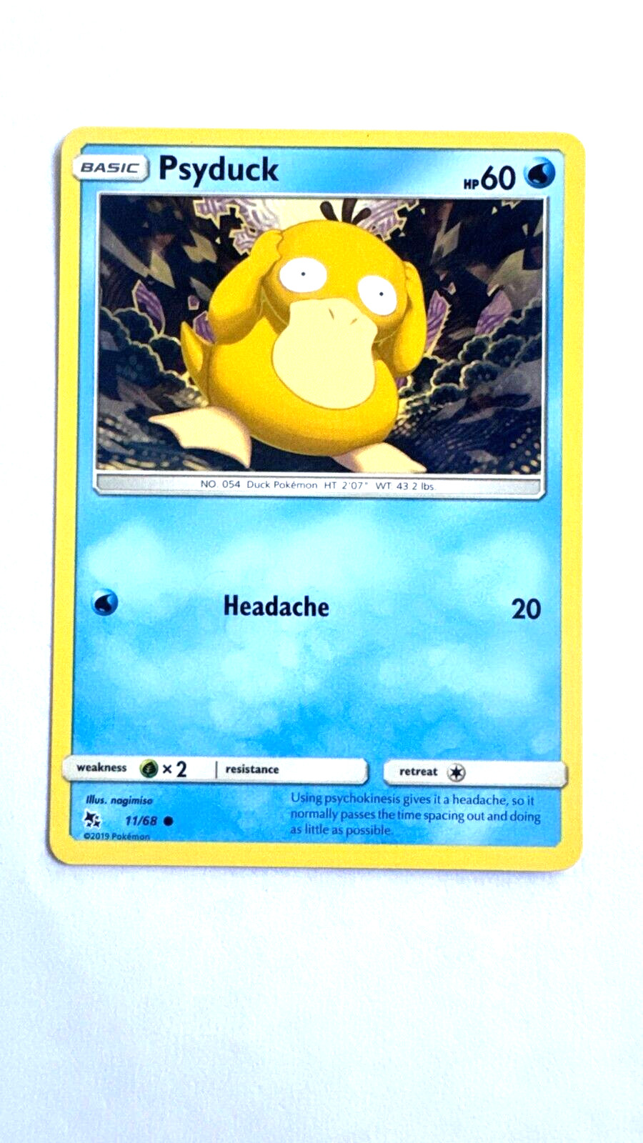 Psyduck 11/68 - Hidden Fates - Common - 2019 -  NM