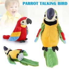 Talking Parrots imitates what  you Say Children Toy Gift Moves Repeat Voice toy