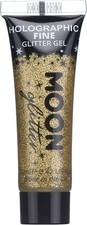 Holographic Fine Face Body Glitter Gel by Moon Glitter - Gold - Cosmetic Festiv